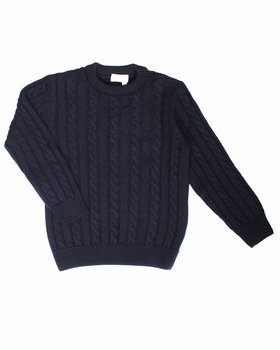Pure Merino Wool Plaited Sweater Kids