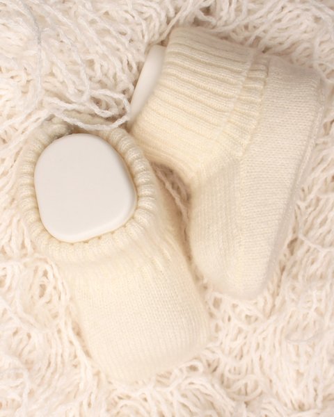 Scarpine nascita puro cashmere