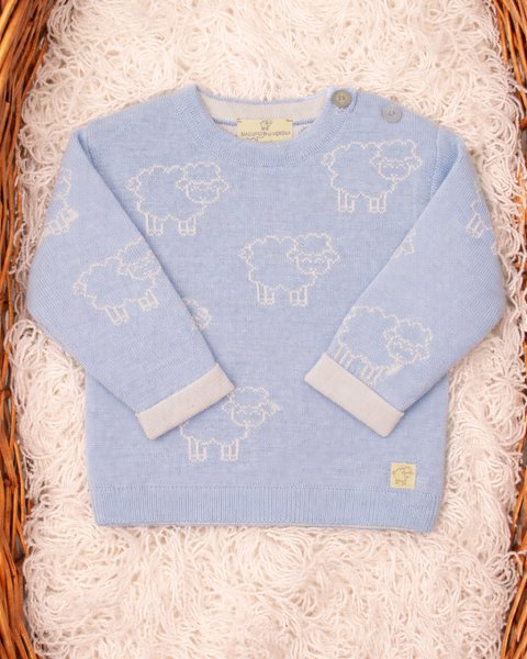 Woolly - maglia neonati in pura lana merino extrafine