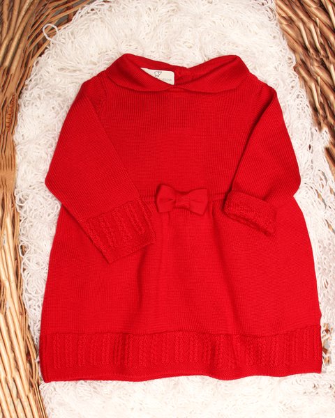 Abitino fiocco pura lana merino extrafine