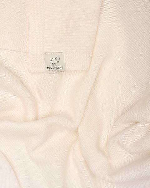 Copertina neonato in pura lana vergine merino ultrafine