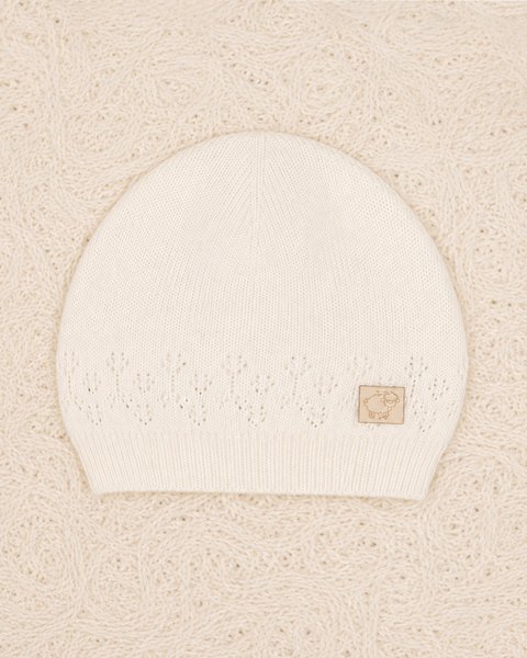 Berrettino neonato in puro cashmere