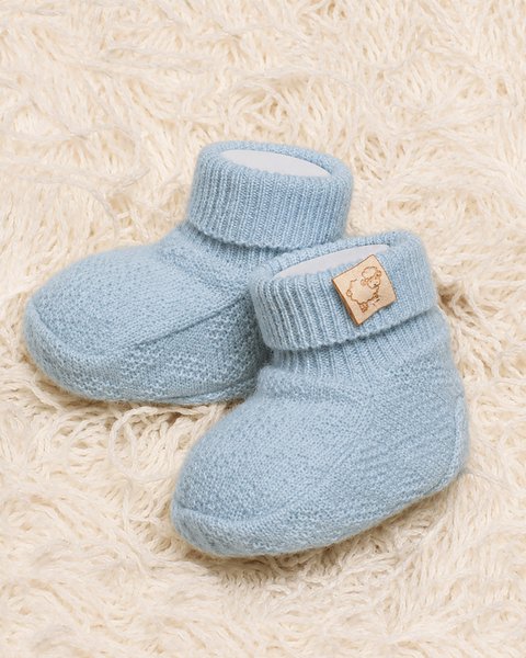 Calzine nascita in puro cashmere