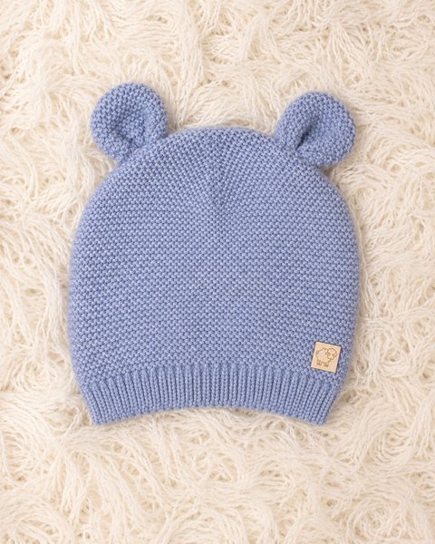 Teddy - cappello lana neonato in pura lana merino