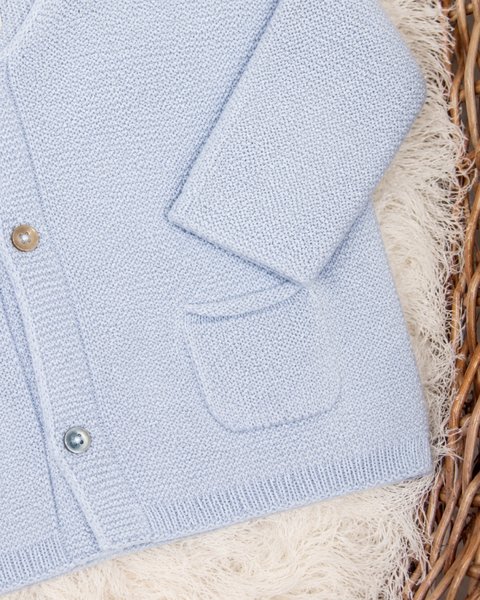 Jacke mit taschen aus reiner merinowolle