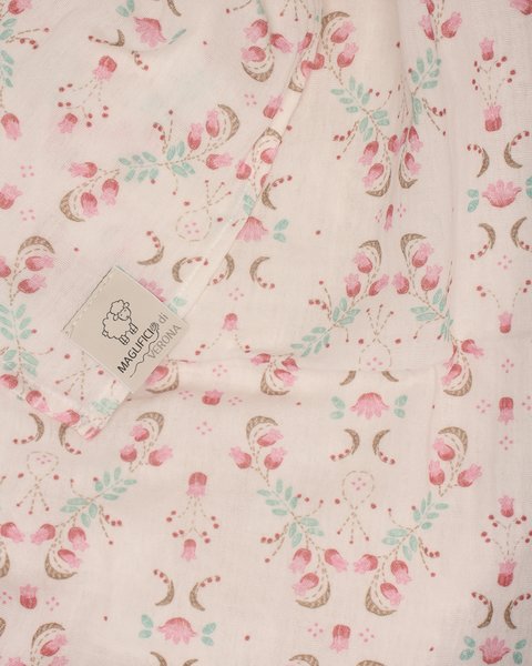 Mussola per neonati blossom 65x100cm cotone biologico