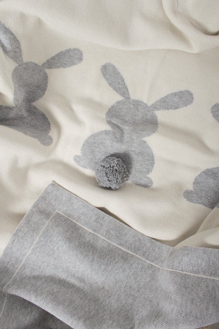 Coperta bunny puro cotone bio