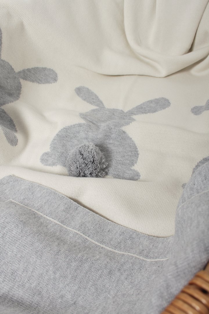 Coperta bunny puro cotone bio