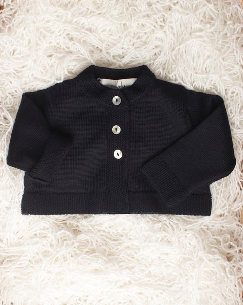 Cardigan corto femmina pura lana