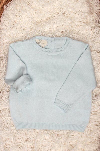 Maglioncino basic in puro cotone bio