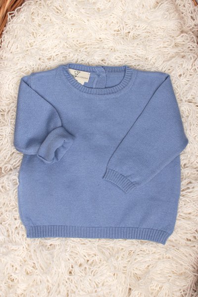 Maglioncino basic in puro cotone bio