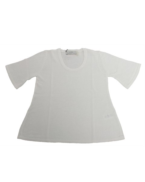 Maglietta donna cotone-lino