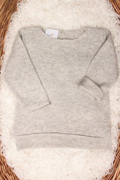 Maglia girocollo basic in cashmere blend