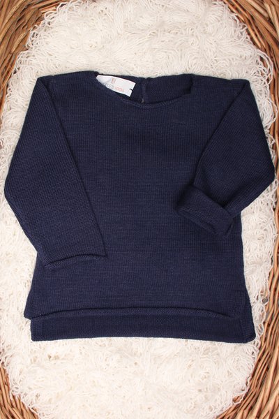 Maglia girocollo basic in cashmere blend