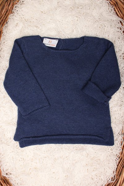 Maglia girocollo basic in cashmere blend