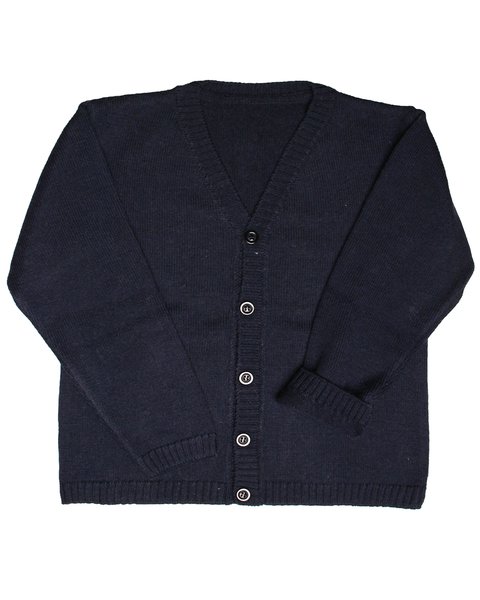 Cardigan bambino in pura lana merinos