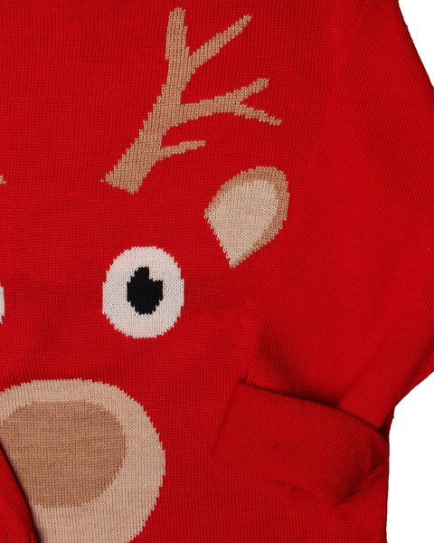 Girocollo natale bimbi in pura lana merino
