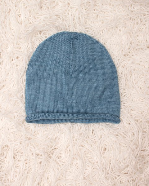 Cappellino neonato in pura lana merino - essential