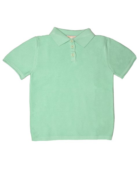 Polo manica corta in puro cotone bio bambini