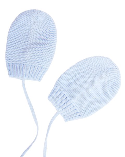 Muffole neonato nascita in pura lana merinos extrafine