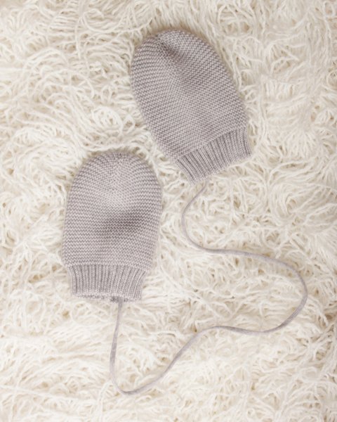 Muffole neonato nascita in pura lana merinos extrafine
