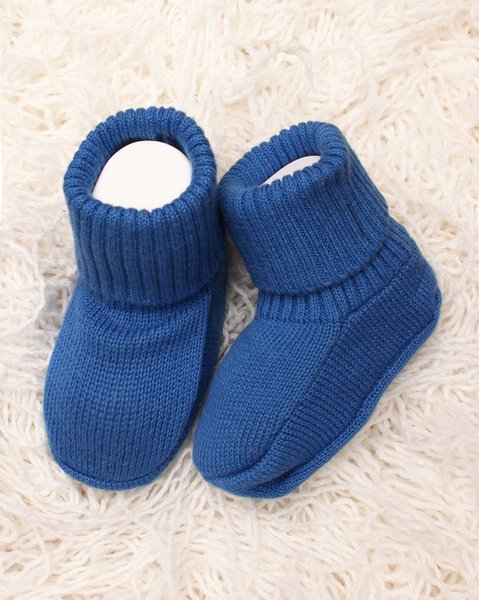 Scarpine neonato in puro cotone bio