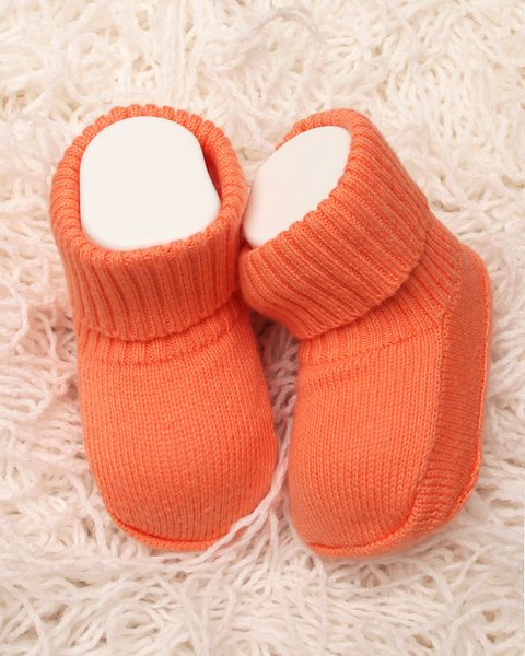 Scarpine neonato in puro cotone bio