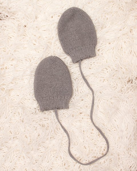 Muffole neonato nascita in pura lana merinos extrafine