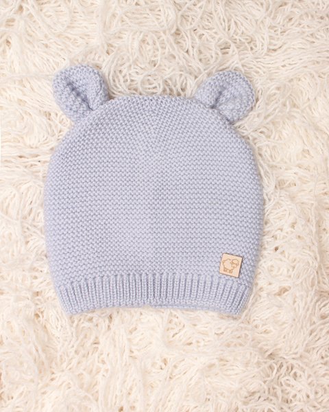 Teddy - cappello lana neonato in pura lana merino
