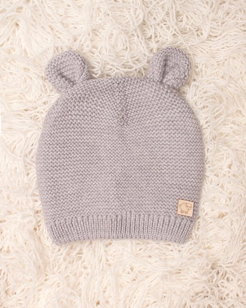 Teddy - cappello lana neonato in pura lana merino
