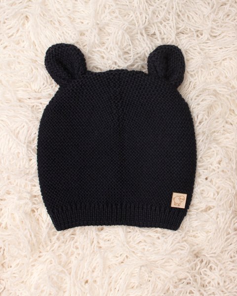 Teddy - cappello lana neonato in pura lana merino