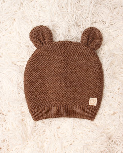 Teddy - cappello lana neonato in pura lana merino