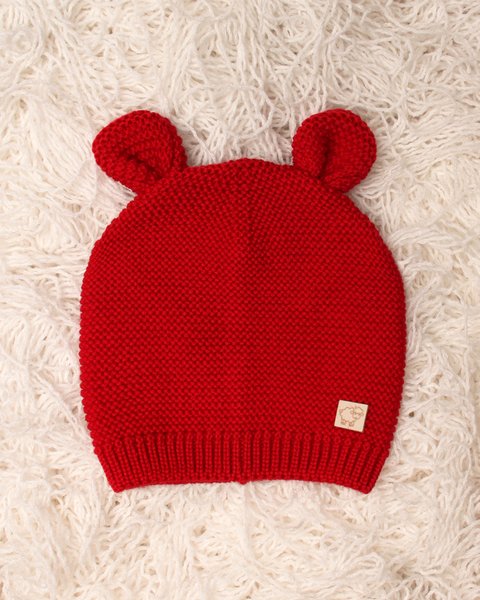 Teddy - cappello lana neonato in pura lana merino