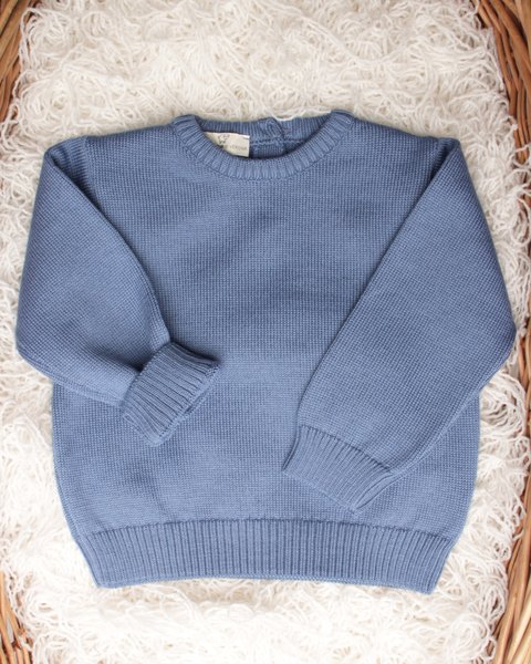 Maglia lana merino per neonati basica