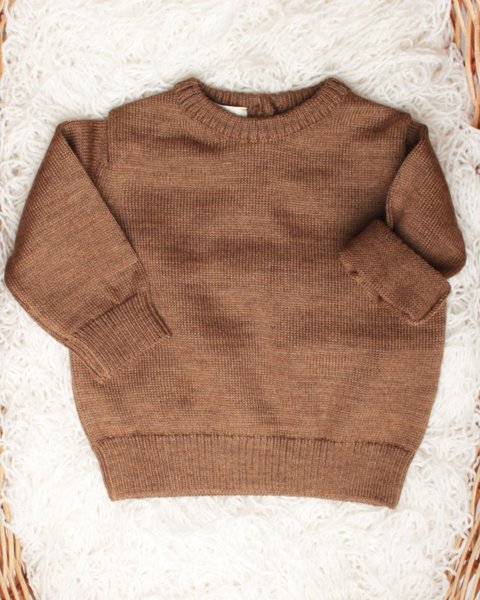 Maglia lana merino per neonati basica