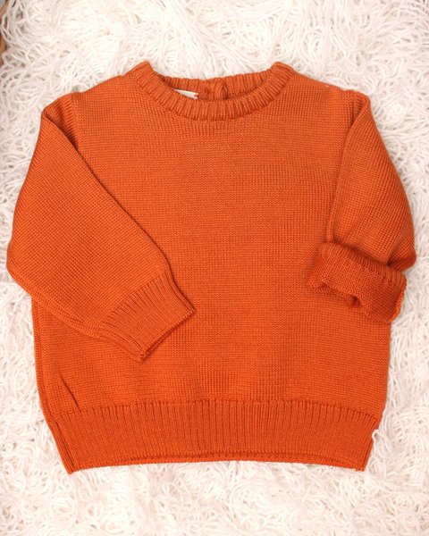 Maglia lana merino per neonati basica