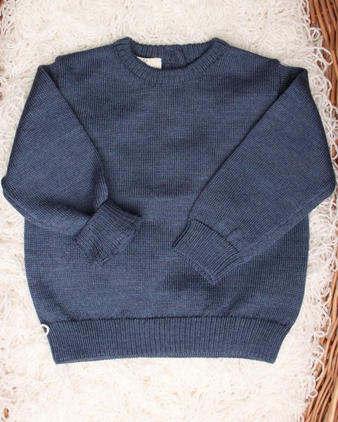 Maglia lana merino per neonati basica