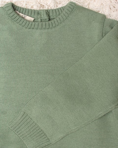 Maglia lana merino per neonati basica