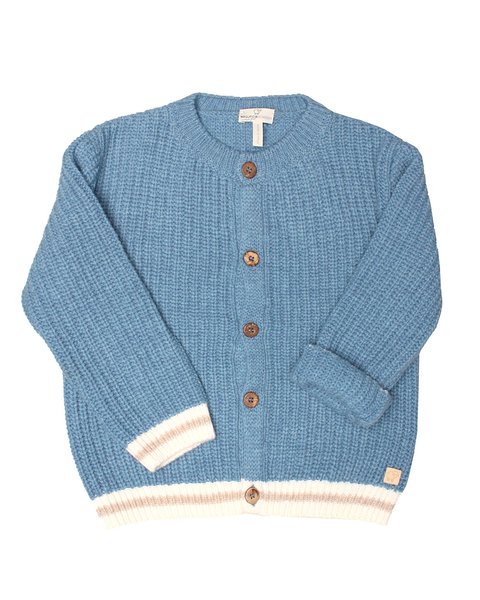 Giacca coreana bambini in pura lana merino ultrafine