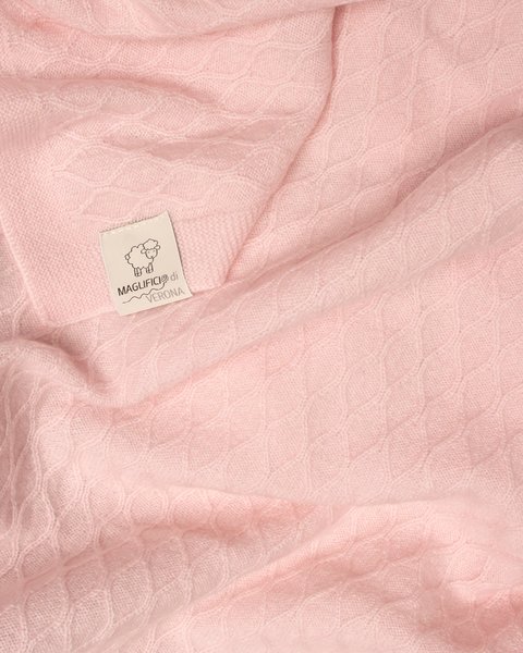 Copertina culla losanghe puro cashmere 75*80cm