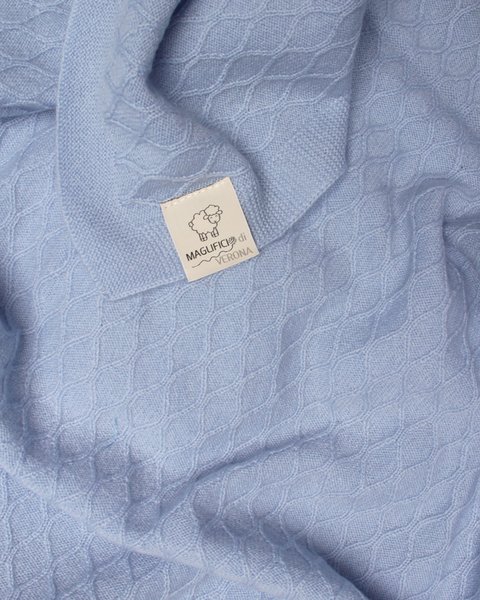 Copertina culla losanghe puro cashmere 75*80cm