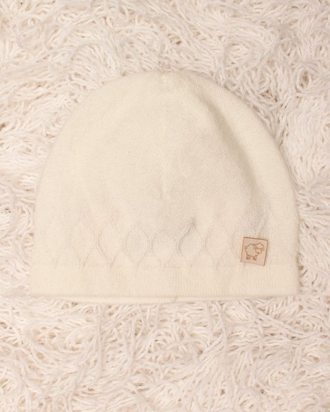 Cappellino neonati unisex in puro cashmere