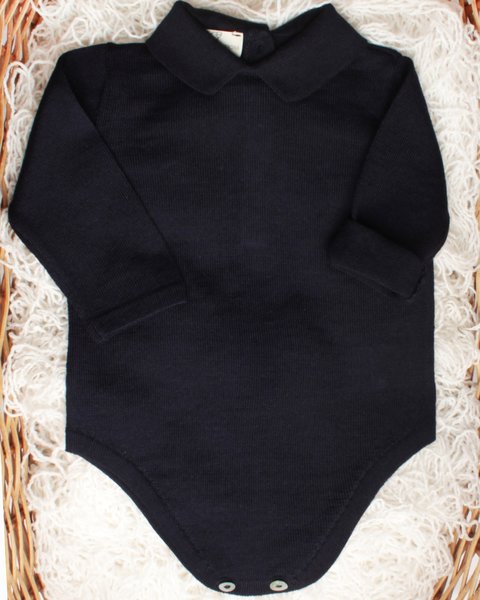 Body neonato pura lana merino