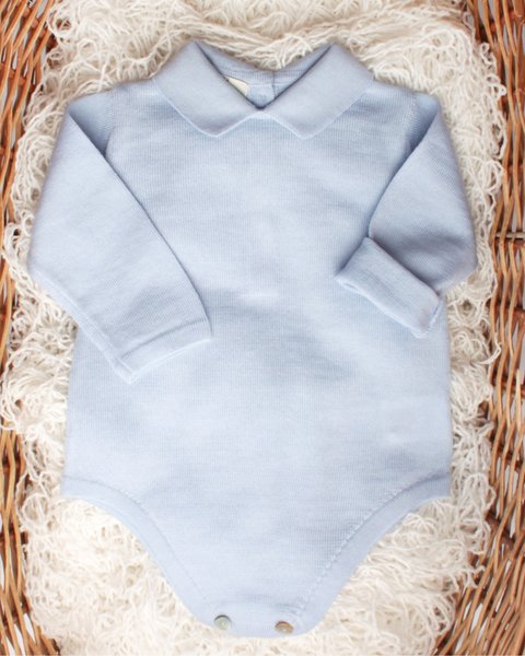 Body neonato pura lana merino