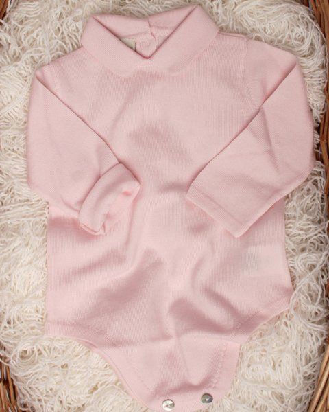 Body neonato pura lana merino