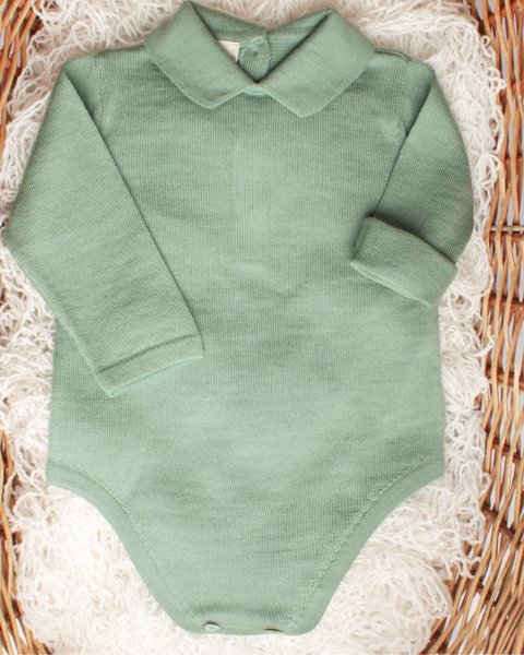 Body neonato pura lana merino
