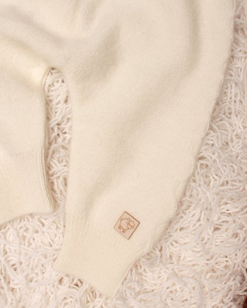 Ghettina neonato losanghe unisex in puro cashmere