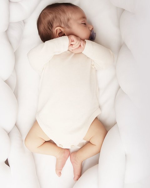 Body neonato pura lana merino