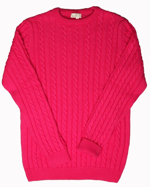 Maglione trecce di pura lana merinos ragazzi