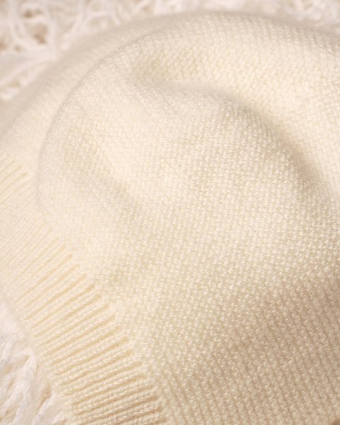 Cappellino links puro cashmere
